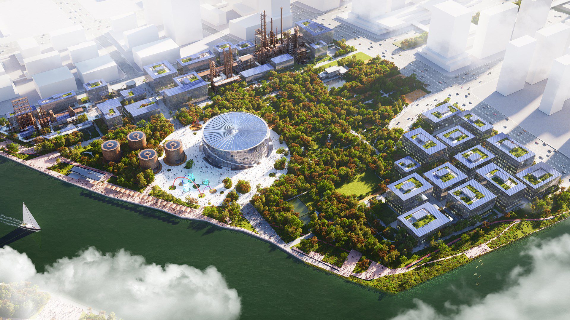 Rafinerija nafte Hangzhou uskoro će postati zeleni kulturni park.