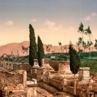 DXHYJP Street of the Tombs, Pompeii, Italy, circa 1900