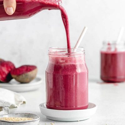 Healthy Beetroot Kale Smoothie (High Protein) - Wholefood Soulfood Kitchen