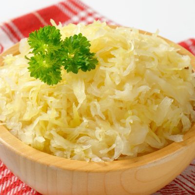Bowl of sauerkraut (pickled white cabbage),Image: 362001744, License: Rights-managed, Restrictions: , Model Release: no