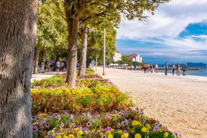 View of promenade, Zadar, Zadar county, Dalmatia region, Croatia, Europe,Image: 488297396, License: Rights-managed, Restrictions: , Model Release: no